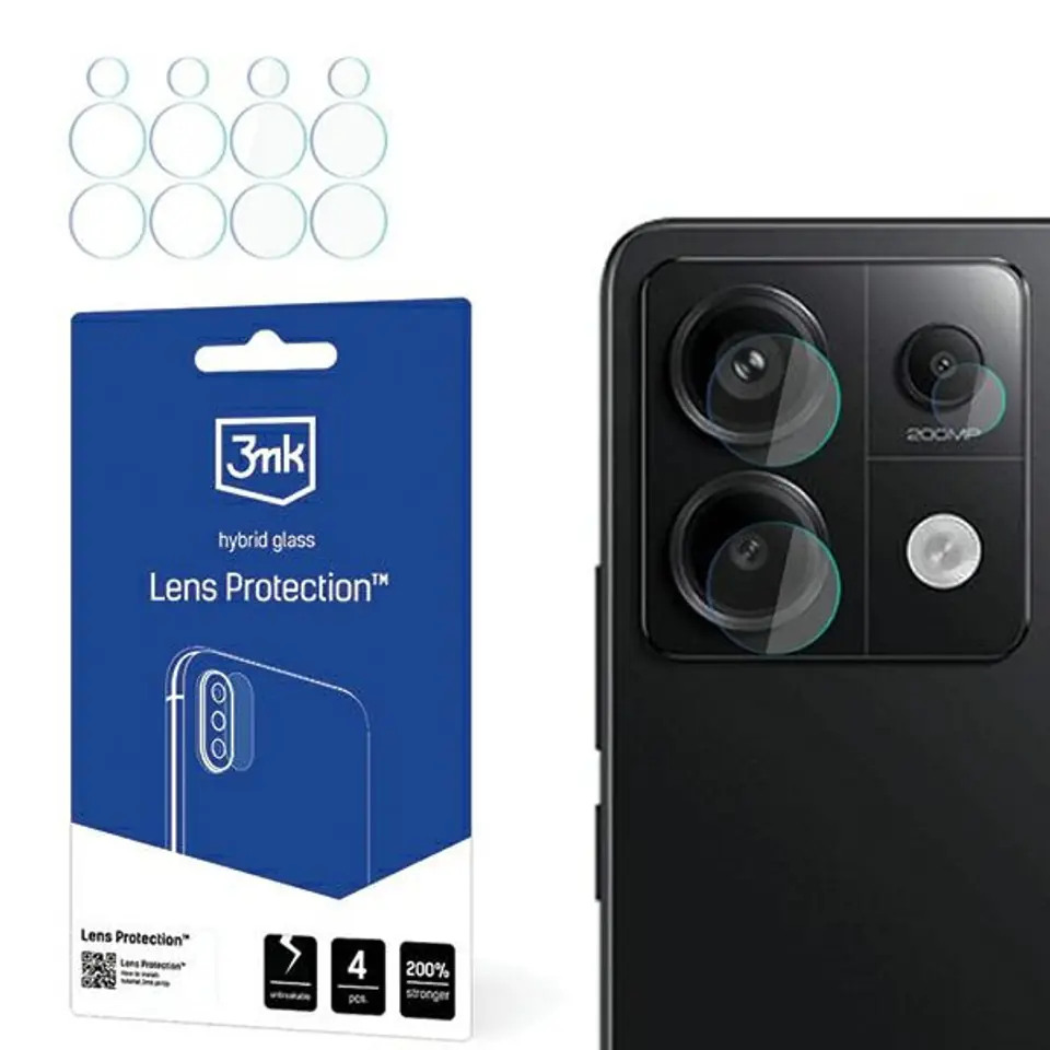 ⁨3MK Lens Protect Redmi Note 13 Pro Ochrona na obiektyw aparatu 4szt⁩ w sklepie Wasserman.eu