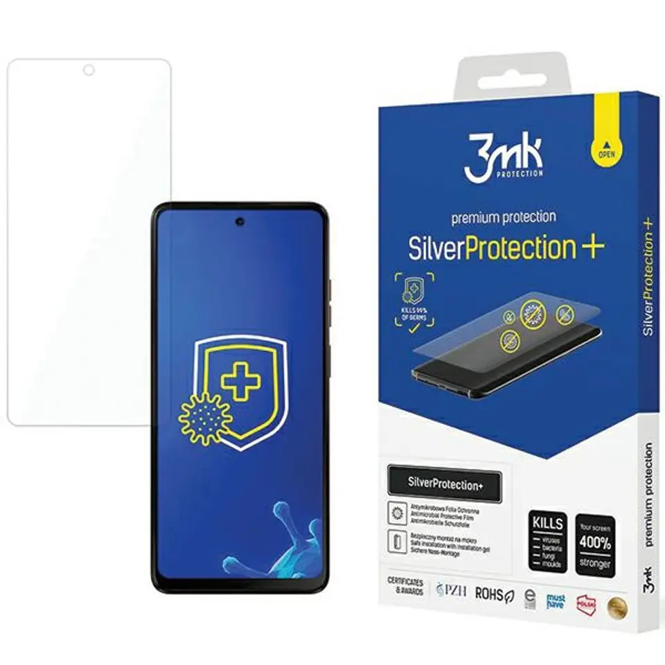 ⁨3MK SilverProtect+ Motorola Moto G34 5GFolia Antymikrobowa montowana na mokro⁩ w sklepie Wasserman.eu