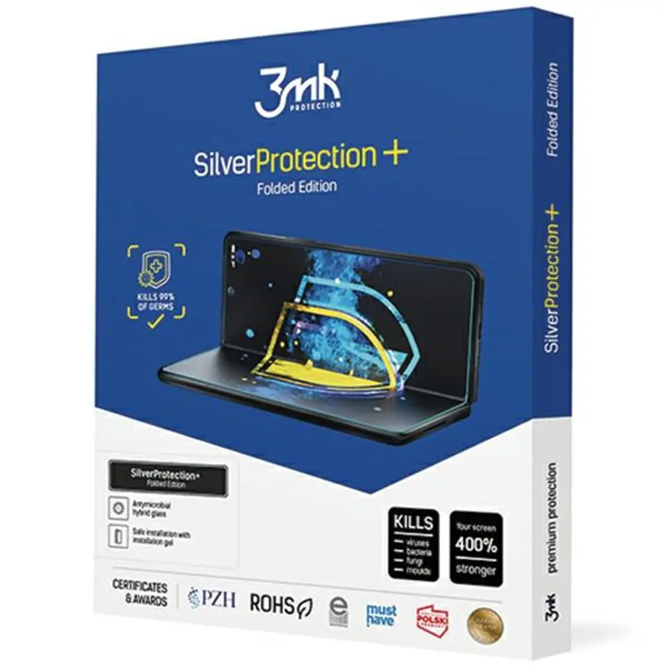 ⁨3MK SilverProtect+ Motorola Razr 2023/Razr 40 Folded Edition Folia Antymikrobowa montowana na mokro⁩ w sklepie Wasserman.eu