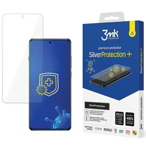 ⁨3MK SilverProtect+ Redmi Note 13 Pro 4G Folia Antymikrobowa montowana na mokro⁩ w sklepie Wasserman.eu