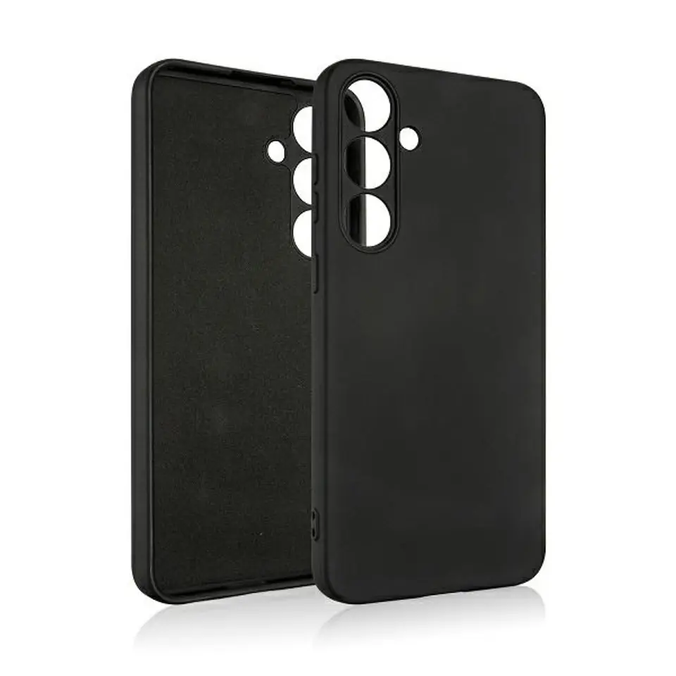 ⁨Beline Etui Silicone Samsung S24+ S926czarny/black⁩ w sklepie Wasserman.eu