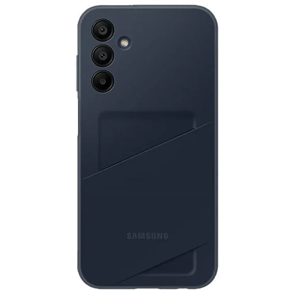 ⁨Etui Samsung EF-OA156TBEGWW A15 A156 czarno-niebieski/black-blue Card Slot Cover⁩ w sklepie Wasserman.eu
