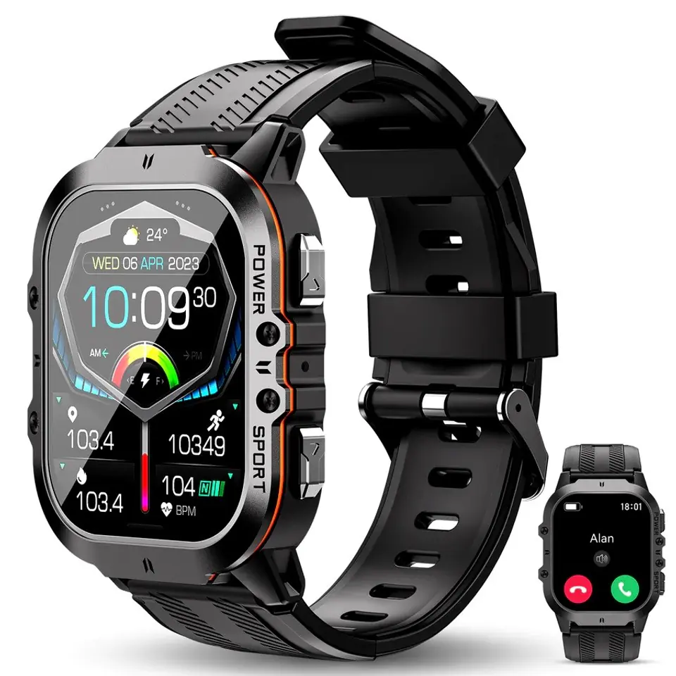 ⁨Smartwatch Oukitel BT20 Oukitel Pomarańczowy⁩ w sklepie Wasserman.eu
