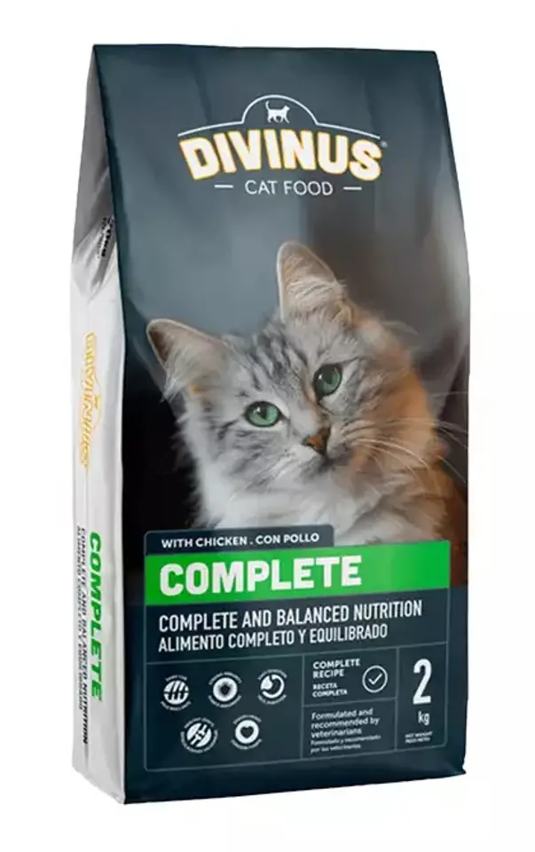 ⁨DIVINUS Cat Complete - sucha karma dla kota - 2 kg⁩ w sklepie Wasserman.eu