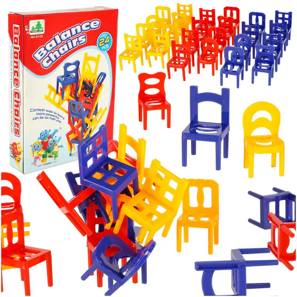 ⁨Arcade game falling chair chairs⁩ at Wasserman.eu