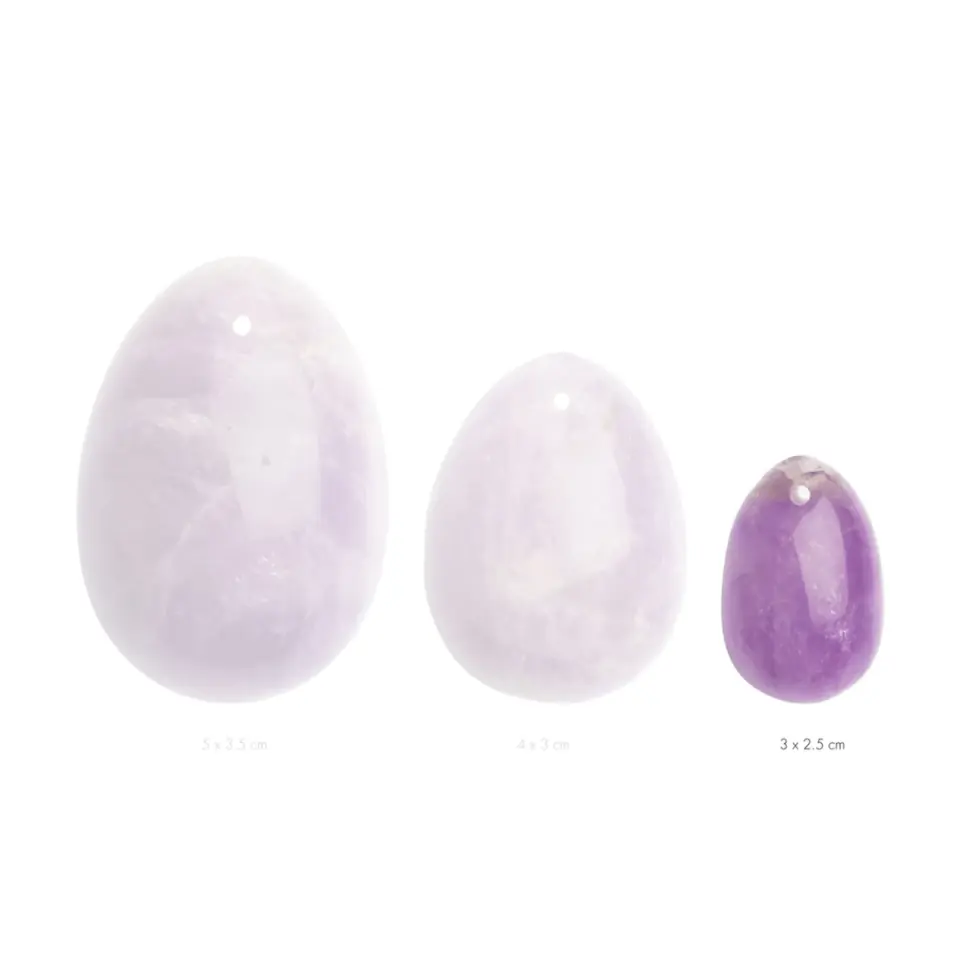 Kulka gejszy - La Gemmes Yoni Egg Pure Amethyst S w sklepie Wasserman.eu