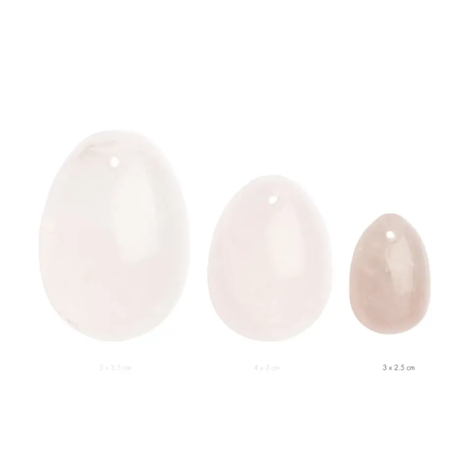 Kulka gejszy - La Gemmes Yoni Egg Rose Quartz S w sklepie Wasserman.eu