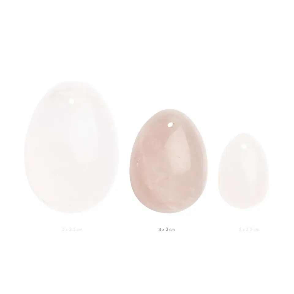 Kulka gejszy - La Gemmes Yoni Egg Rose Quartz M w sklepie Wasserman.eu