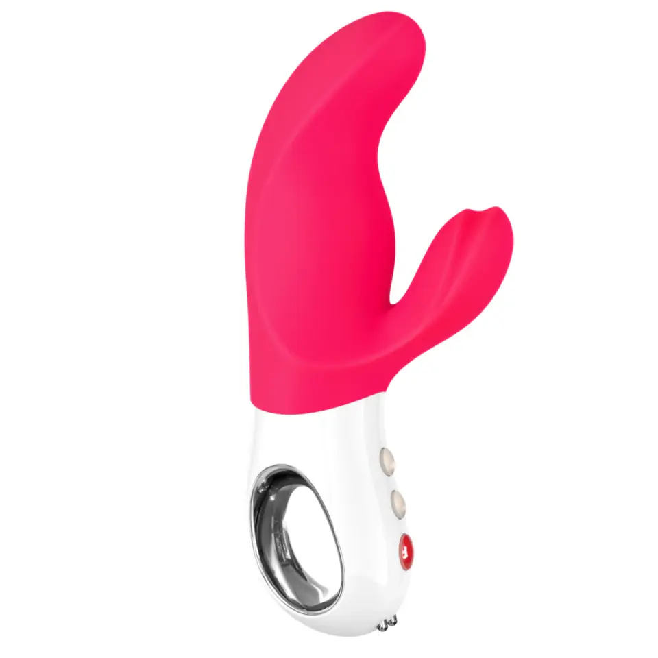 ⁨Fun Factory Miss Bi Pink - dwusilnikowy model z silikonem medycznym 17cm⁩ w sklepie Wasserman.eu