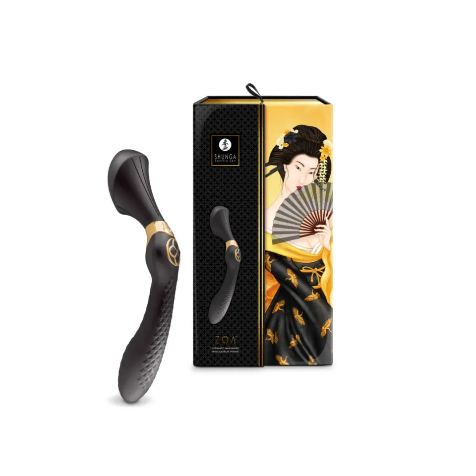 Shunga Zoa Black - zaawansowany model wielofunkcyjny z ergonomicznym uchwytem w sklepie Wasserman.eu