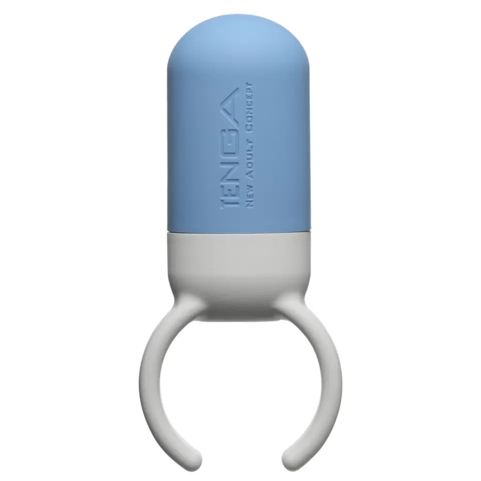 ⁨Tenga SVR One Blue - silikonowy pierścień wibrujący, wodoodporny, USB⁩ w sklepie Wasserman.eu