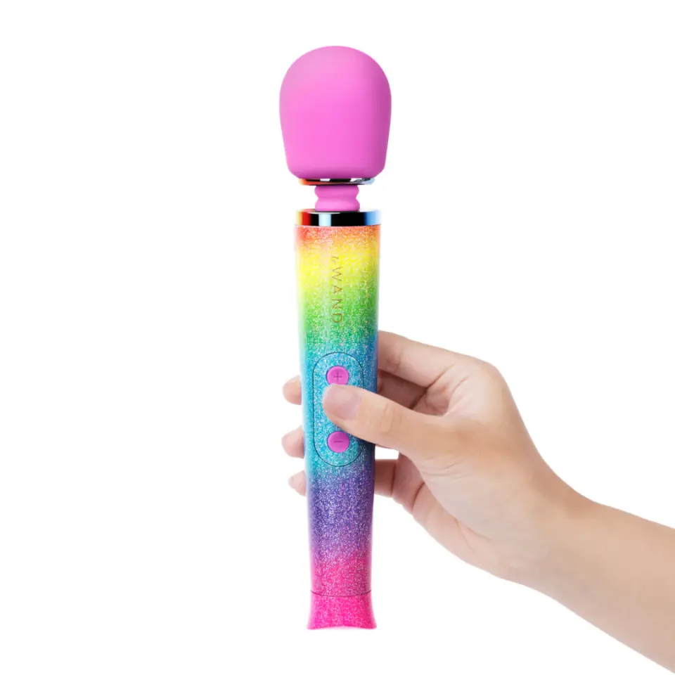 ⁨Le Wand Petite All That Glimmers Rainbow Ombre - masażer wielofunkcyjny⁩ w sklepie Wasserman.eu