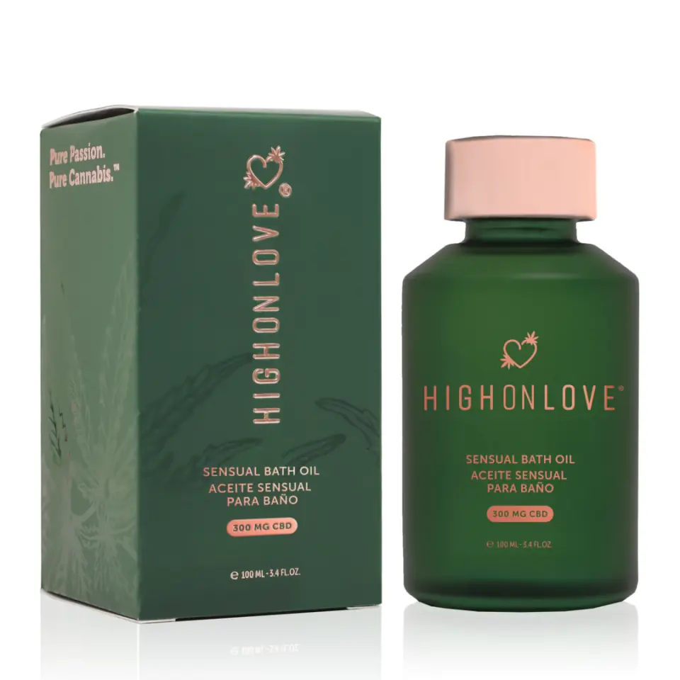 ⁨HighOnLove CBD Bath & Body Oil 100ml - Luksusowy Olejek do Kąpieli i Ciała⁩ w sklepie Wasserman.eu