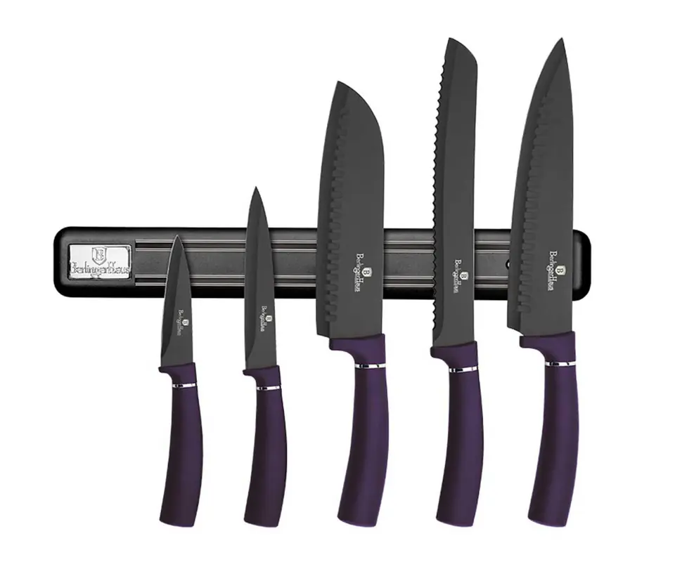 ⁨SET OF 5 KITCHEN KNIVES WITH BERLINGER HAUS BH-2681 STRIP⁩ at Wasserman.eu