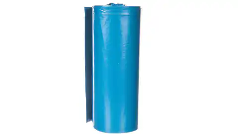 ⁨Waste bags 120 L blue very strong dimensions 70x110cm thickness 40 mic film LDPE 23B258 /10pcs./⁩ at Wasserman.eu