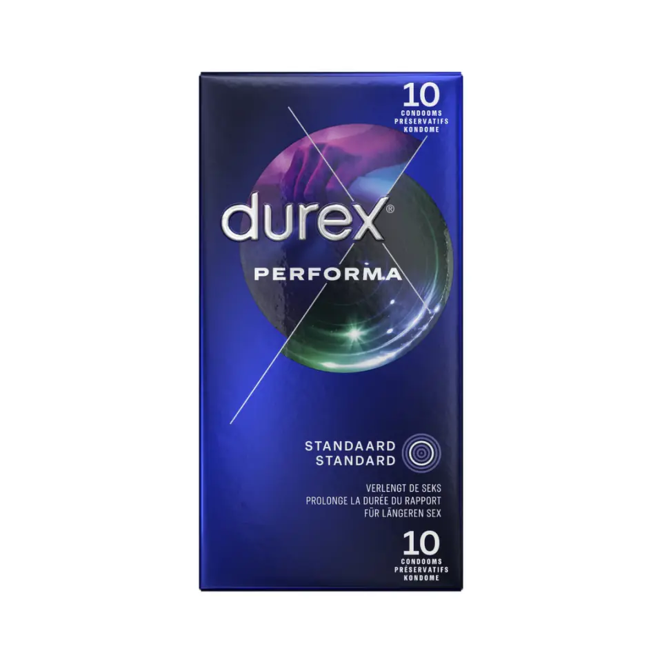 ⁨Prezerwatywy opóźniające - Durex Performa 10 szt⁩ w sklepie Wasserman.eu