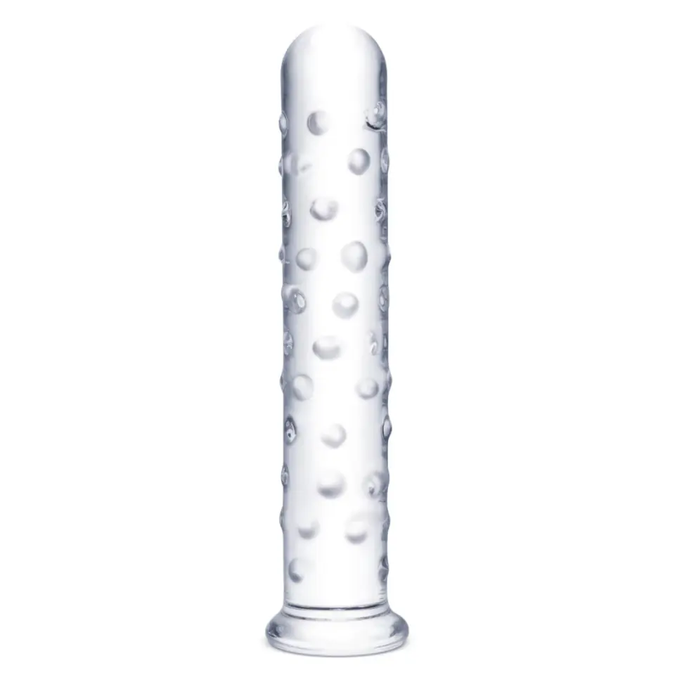 ⁨Glas Extra Large - Szklana anatomiczna forma z wypustkami 25 cm⁩ w sklepie Wasserman.eu