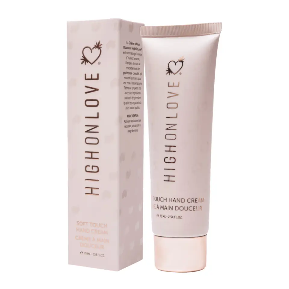 ⁨HighOnLove Luxe krem do rąk odżywczy, 75 ml, olej z konopi i arganowy⁩ w sklepie Wasserman.eu