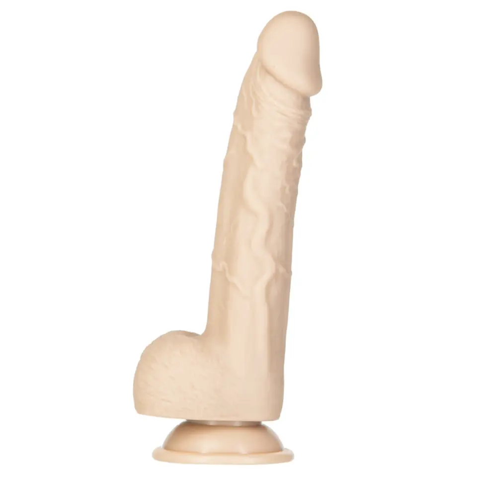 ⁨Addiction Tristan Model 23 cm silikonowy beżowy z przyssawką⁩ w sklepie Wasserman.eu
