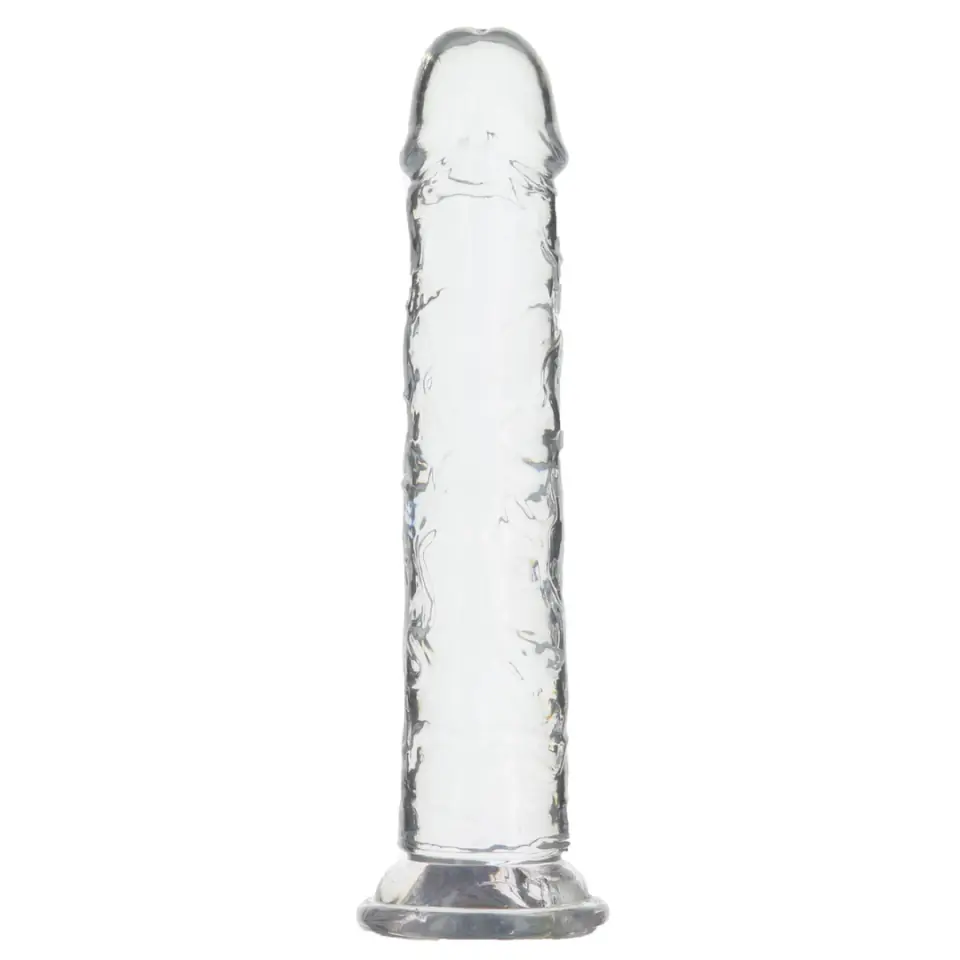 ⁨Addiction Crystal Addiction Vertical 20 cm - Model z przyssawką TPE⁩ w sklepie Wasserman.eu