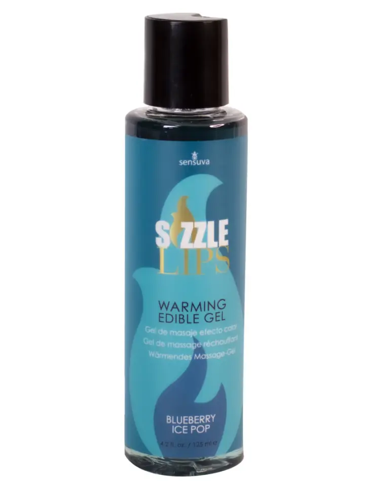 ⁨Sensuva Sizzle Lips Blueberry Ice Pop żel rozgrzewający 125 ml⁩ w sklepie Wasserman.eu