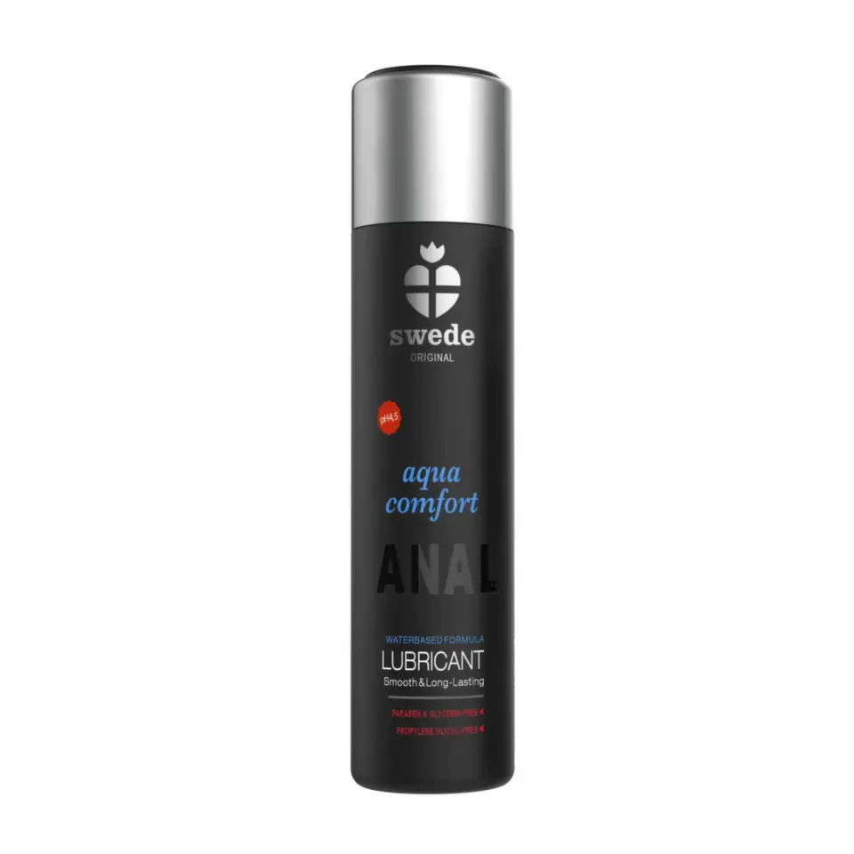 ⁨Swede Aqua Comfort Anal 120 ml - wodny żel nawilżający o neutralnym pH⁩ w sklepie Wasserman.eu