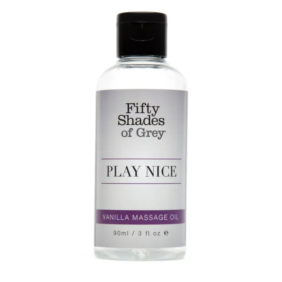 ⁨Fifty Shades of Grey Play Nice Olejek do masażu Wanilia 90ml⁩ w sklepie Wasserman.eu