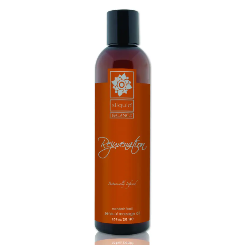 ⁨Sliquid Balance Massage Olejek Mandarynka-Bazylia 255ml Naturalny⁩ w sklepie Wasserman.eu