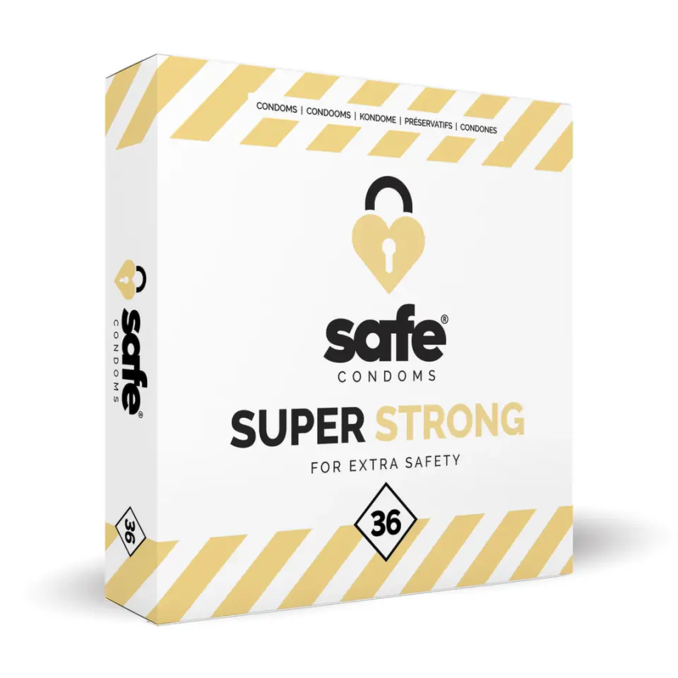 ⁨Prezerwatywy wzmocnione - Safe Super Strong 36 szt⁩ w sklepie Wasserman.eu