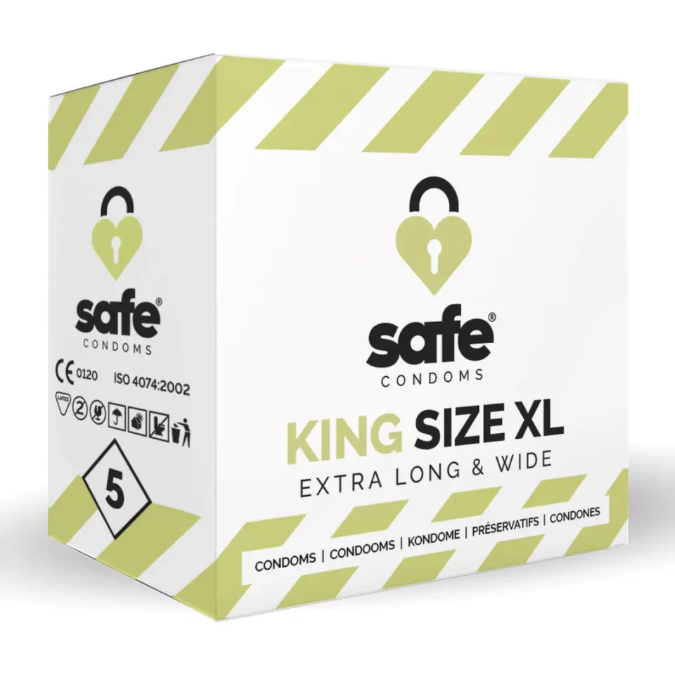 Safe - King Size XL Condoms 5 pcs at Wasserman.eu