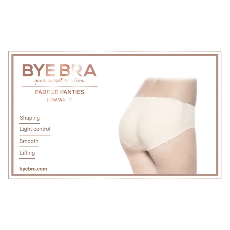 ⁨Majtki powiększające pośladki - Bye Bra Padded Panties Niski stan S Nude⁩ w sklepie Wasserman.eu