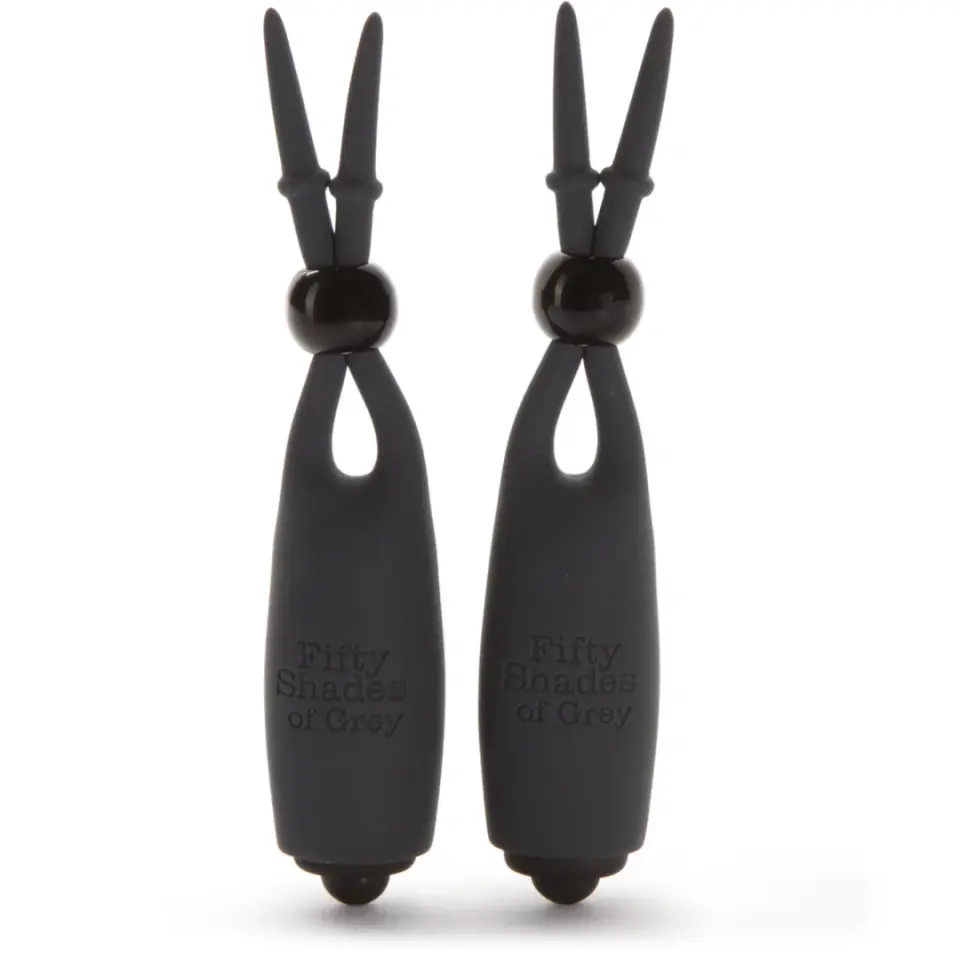 Fifty Shades of Grey Sweet Torture silikonowe wibrujące klipsy 10,8cm w sklepie Wasserman.eu