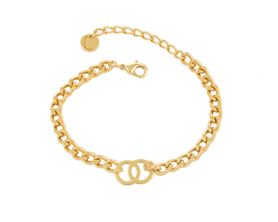 ⁨Bransoletka z kółeczkami (B23/JES/01AU)⁩ w sklepie Wasserman.eu