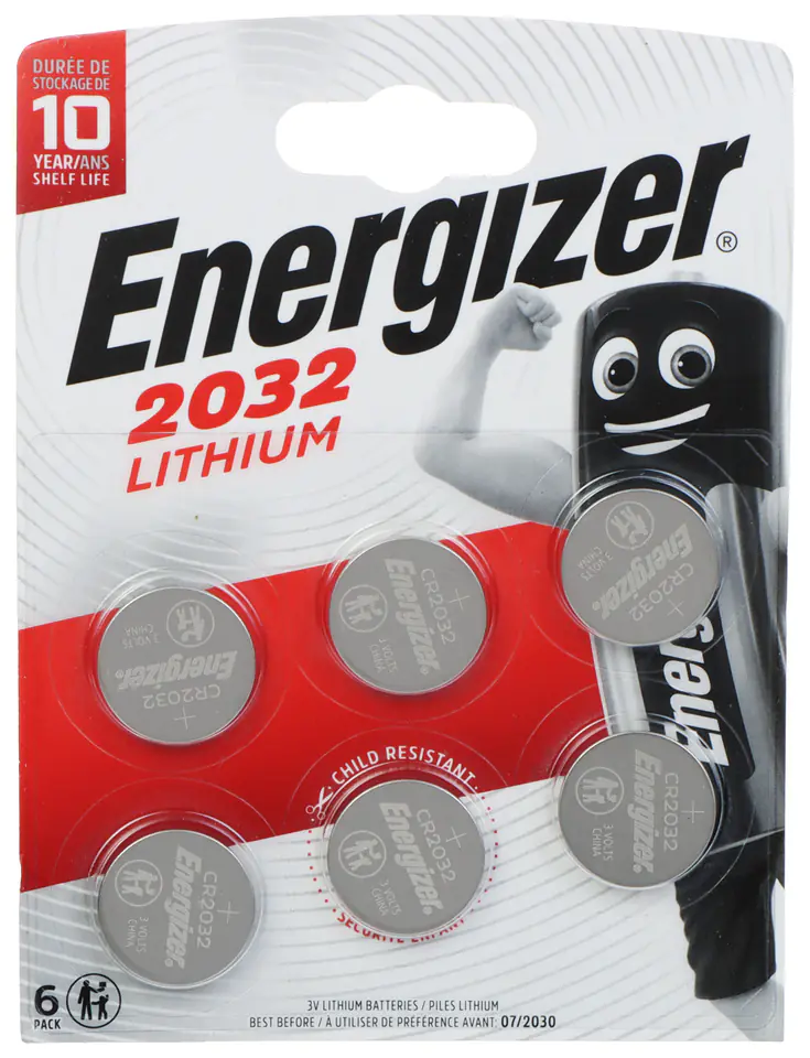 ⁨BATERIA LITOWA BAT-CR2032*P6 ENERGIZER⁩ w sklepie Wasserman.eu