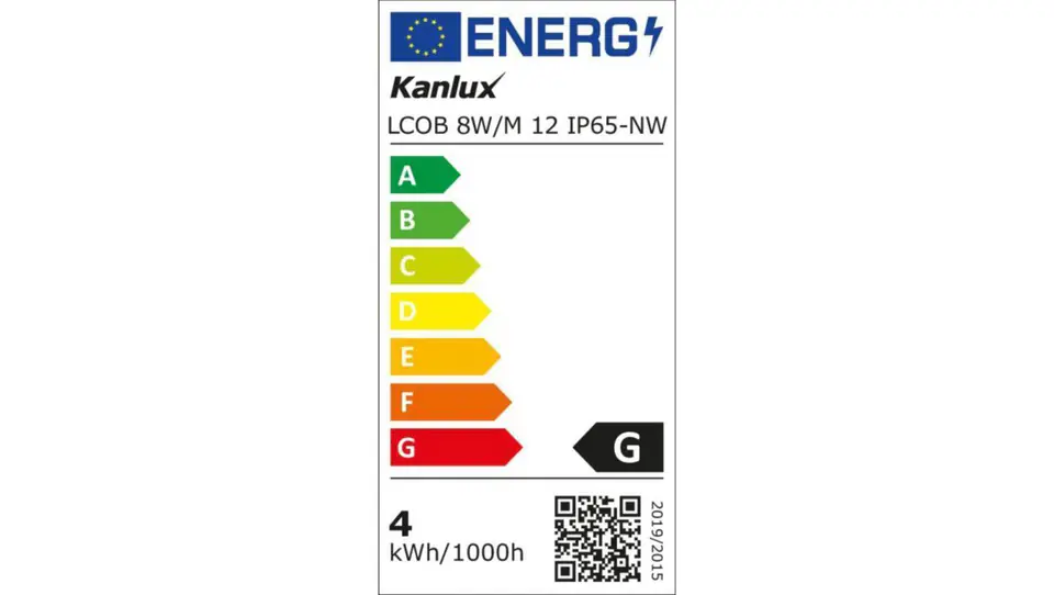 ⁨Taśma LED 12V LCOB 8W/M 12 IP65-NW 720lm/m 4000K barwa neutralna 33367⁩ w sklepie Wasserman.eu