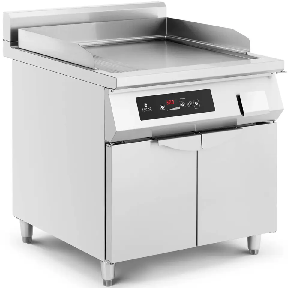 ⁨Grill indukcyjny gładki wolnostojący 720 x 610 mm 80-300 C 10000 W⁩ w sklepie Wasserman.eu