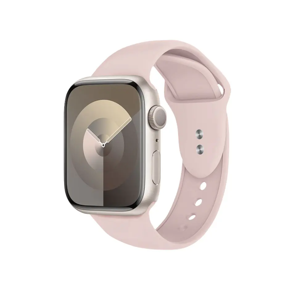 ⁨Crong Liquid - Pasek do Apple Watch 42/44/45/49 mm (piaskowy róż)⁩ w sklepie Wasserman.eu