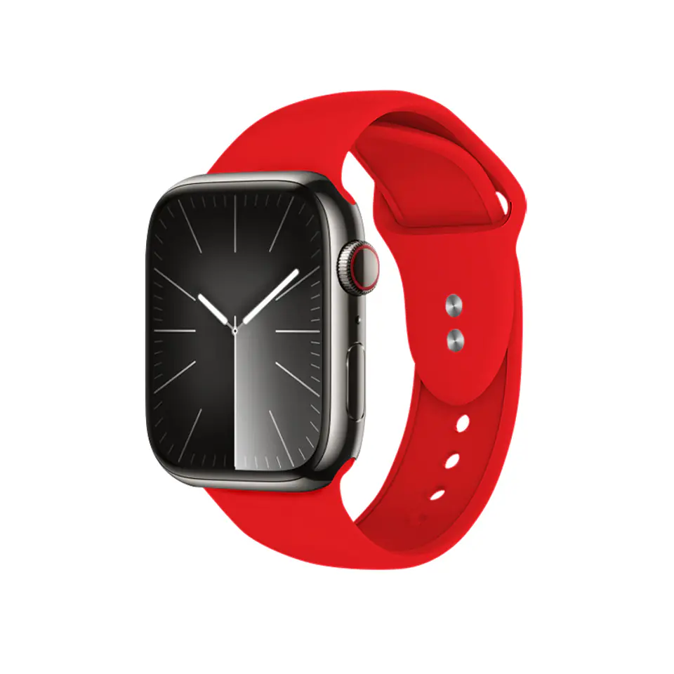 ⁨Crong Liquid - Apple Watch 42/44/45 mm Band (Red)⁩ at Wasserman.eu