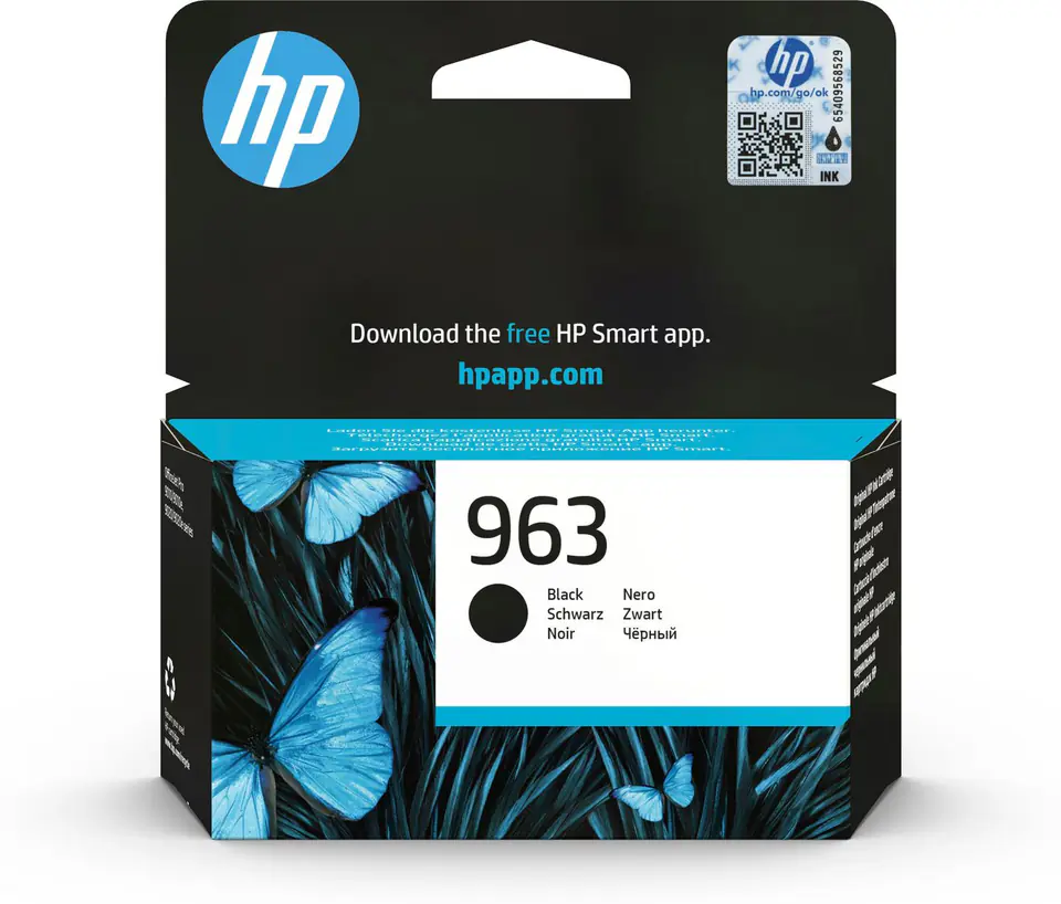 ⁨HP 963 Black Original Ink⁩ w sklepie Wasserman.eu