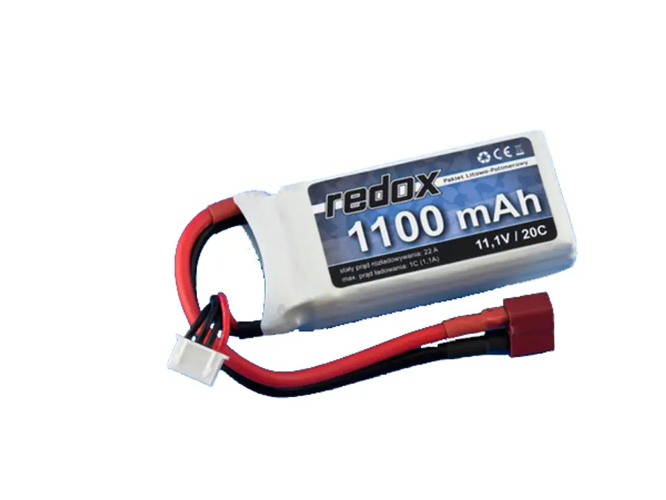 Redox LiPo Paket 1100mAh 11.1V 20C im Wasserman.eu