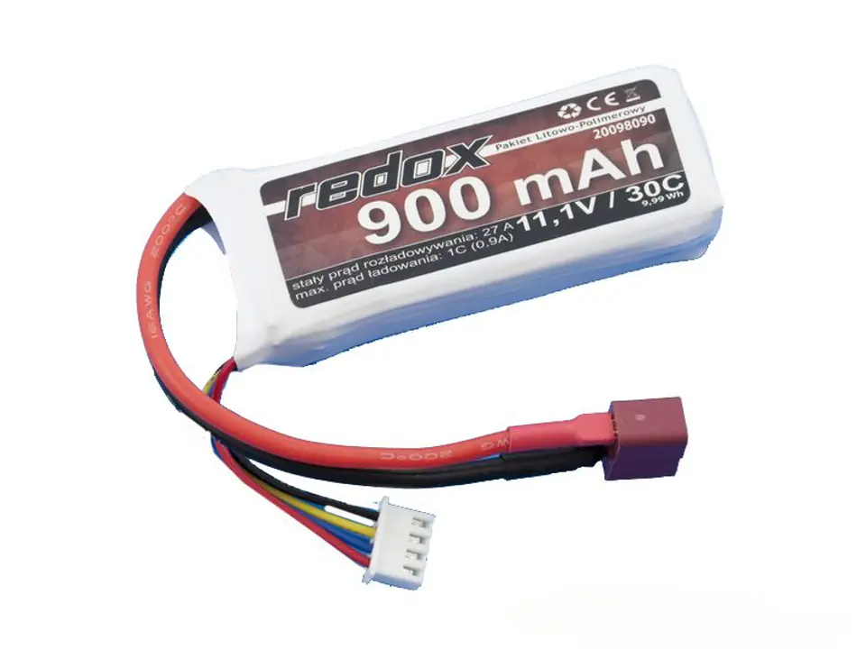 LiPo Pack Redox 900mAh 11.1V 30c Batterie im Wasserman.eu