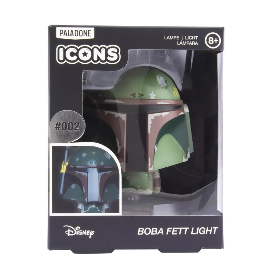 ⁨Paladone Bobba Fett Icon Light BDP Ambiance lighting⁩ at Wasserman.eu