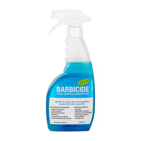 ⁨Barbicide spray do dezynfekcji wszystkich powierzchni 750 ml bez zapachu⁩ w sklepie Wasserman.eu