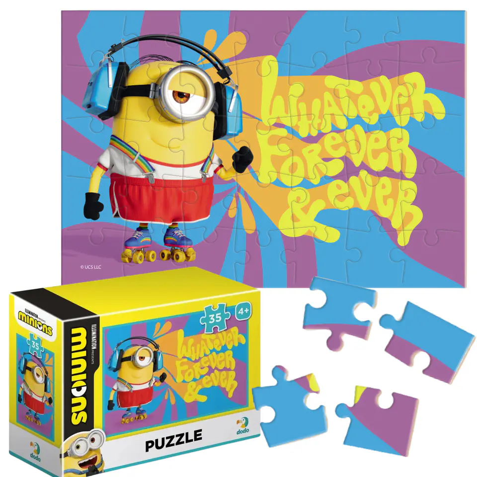 ⁨PUZZLE MINI MINIONS KOLOROWA UKŁADANKA MINIONKI 35 ELEMENTOW DLA DZIECI⁩ w sklepie Wasserman.eu