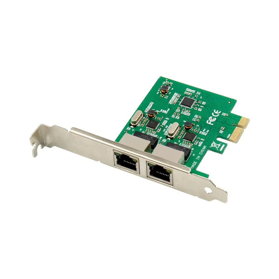 ⁨MicroConnect PCI-E 8111F Dual-RJ45 Gigabit⁩ w sklepie Wasserman.eu