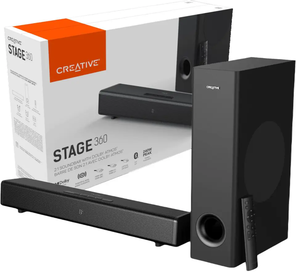 ⁨Soundbar Creative Stage 360⁩ w sklepie Wasserman.eu