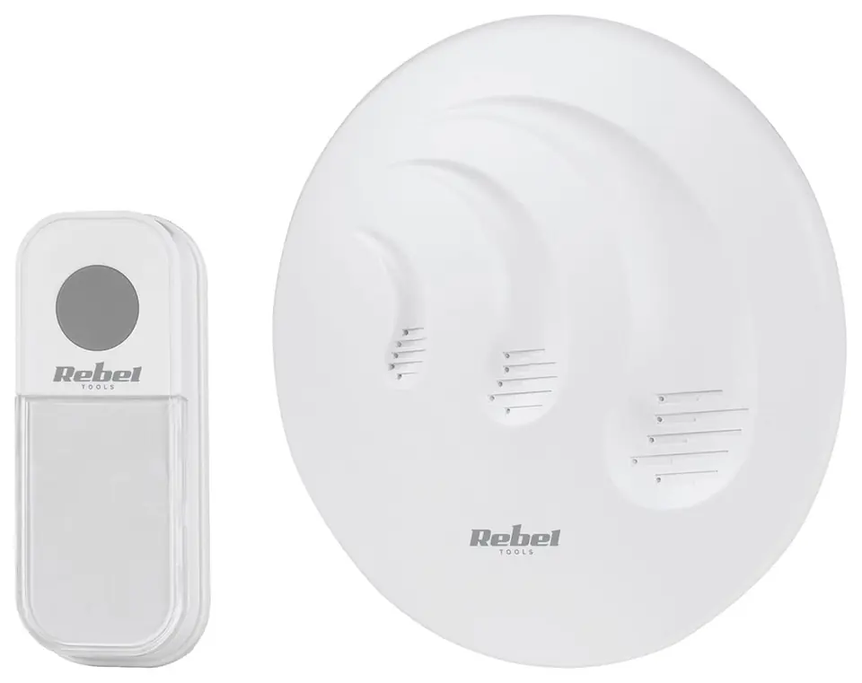 ⁨Rebel wireless doorbell - round⁩ at Wasserman.eu