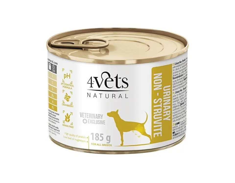 ⁨4VETS NATURAL - Urinary No Struvit Dog 185g⁩ w sklepie Wasserman.eu