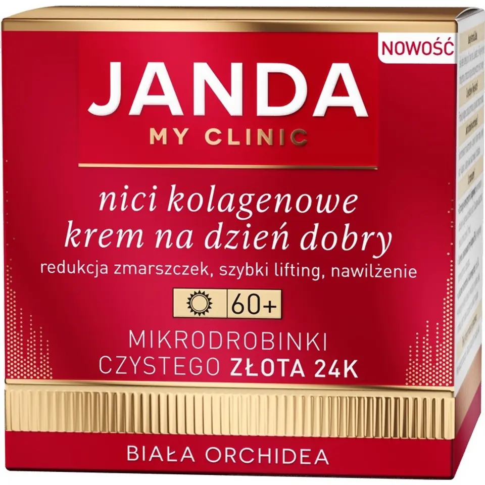 ⁨JANDA MY CLINIC Nici Kolagenowe Krem na dzień dobry 60+  50ml⁩ w sklepie Wasserman.eu