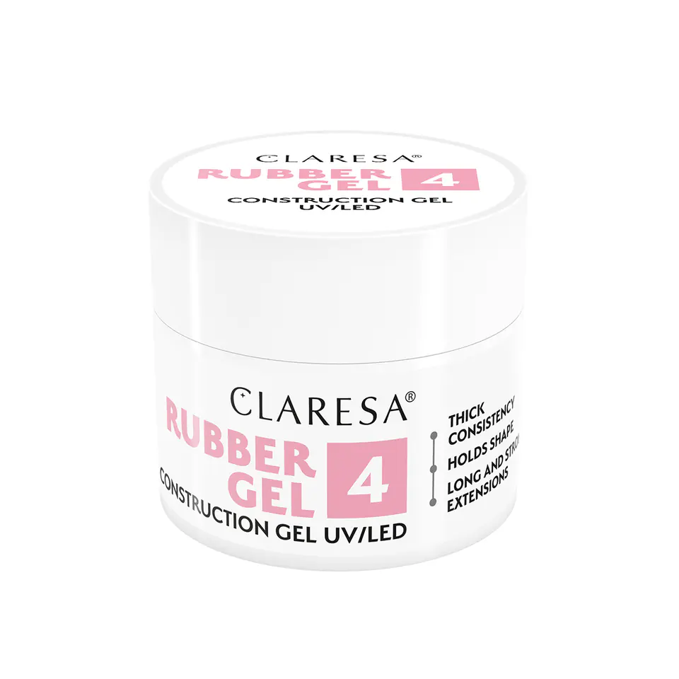 ⁨CLARESA RUBBER GEL 4 -12g⁩ w sklepie Wasserman.eu